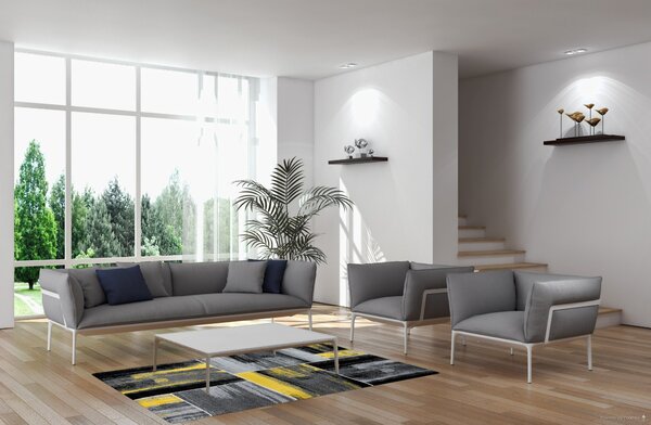 Ayyildiz Kusový koberec Lima 1350 yellow - 80x150 cm