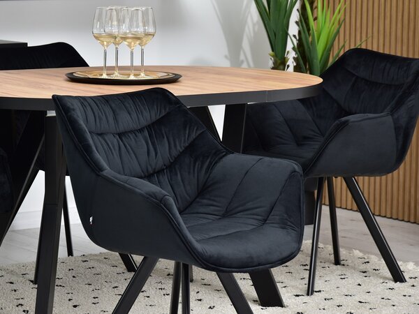 Židle Nina (černá). Akce -10%