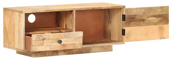 TV stolek 92 x 30 x 35 cm masivní mangovníkové dřevo 320466