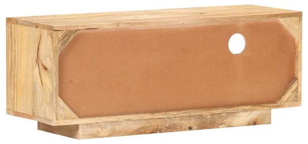 TV stolek 92 x 30 x 35 cm masivní mangovníkové dřevo 320466
