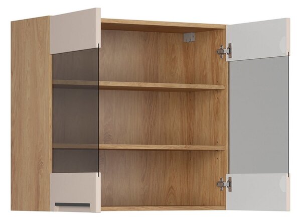 BRW Kuchyně Family Line Iris G-80/72-LV/PV, dub hikora/alhamra mat