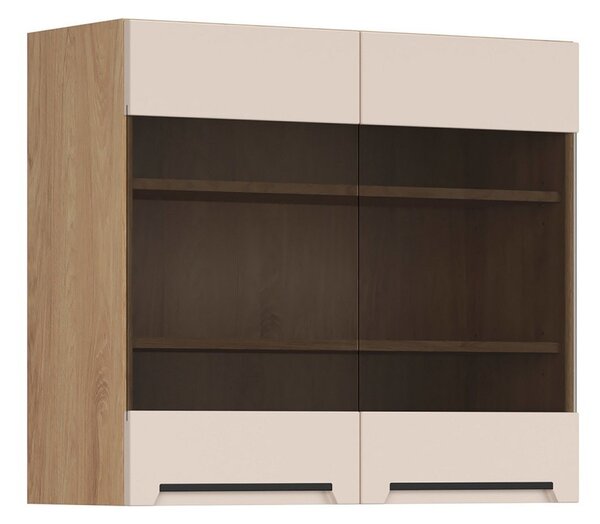 BRW Kuchyně Family Line Iris G-80/72-LV/PV, dub hikora/alhamra mat