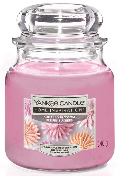 Yankee Candle vonná svíčka Classic ve skle střední Sugared Blossom 411 g