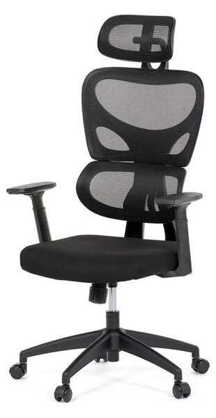 Pracovní set CAMPUS – elektricky výškově nastavitelný stůl ELEVATE + ergonomická kancelářská židle LEVI II černá