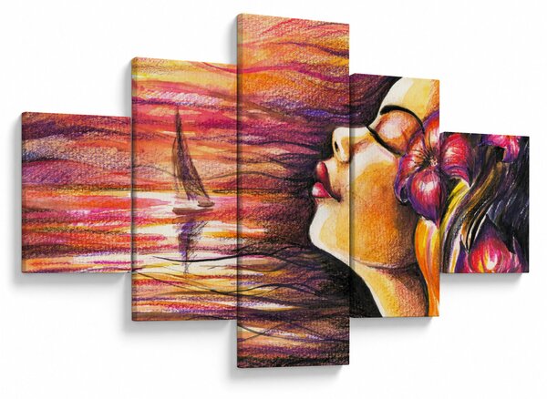 Obraz - Vzpomínky na léto (125x70 cm)