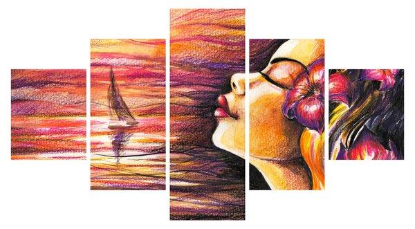 Obraz - Vzpomínky na léto (125x70 cm)
