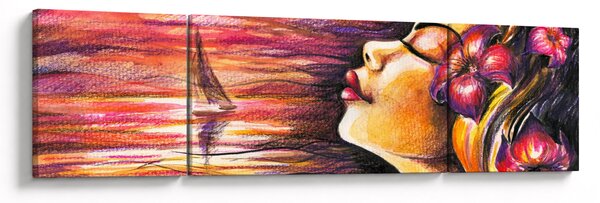 Obraz - Vzpomínky na léto (170x50 cm)