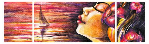 Obraz - Vzpomínky na léto (170x50 cm)