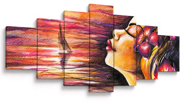 Obraz - Vzpomínky na léto (210x100 cm)
