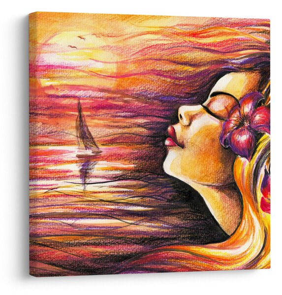 Obraz - Vzpomínky na léto (30x30 cm)