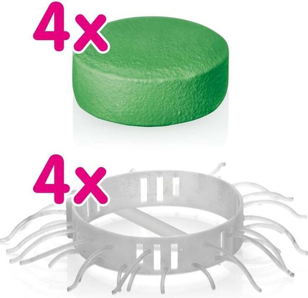 Maxxworld drain fairy sada vonných kamenů sprcha 8 ks 50g zelené jablko-citron