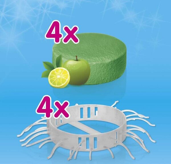 Maxxworld drain fairy sada vonných kamenů sprcha 8 ks 50g zelené jablko-citron