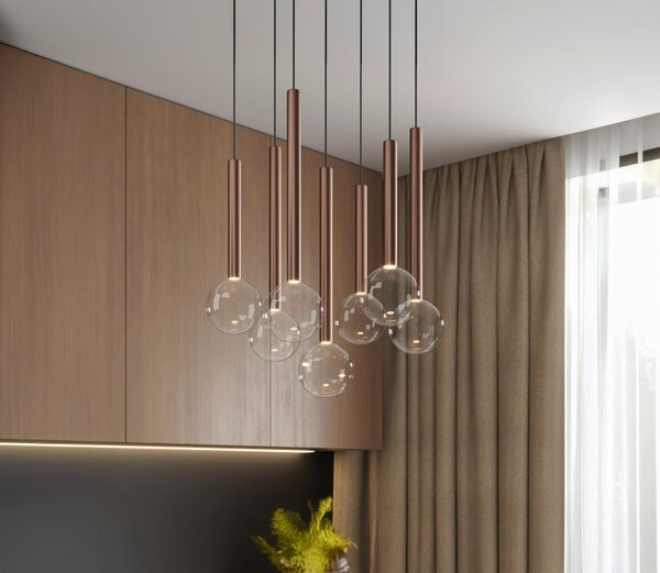 ZÁVĚSNÉ LED SVÍTIDLO, 40/180 cm Dieter Knoll - Závěsná LED svítidla