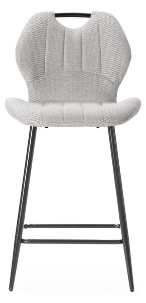 Béžové čalouněné barové židle v sadě 2 ks (výška sedáku 65 cm) Muli – Marckeric