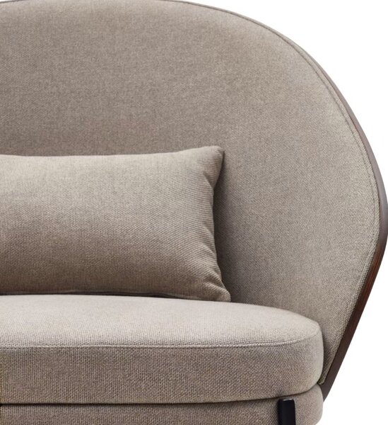 Béžové čalouněné křeslo Kave Home Eamy II
