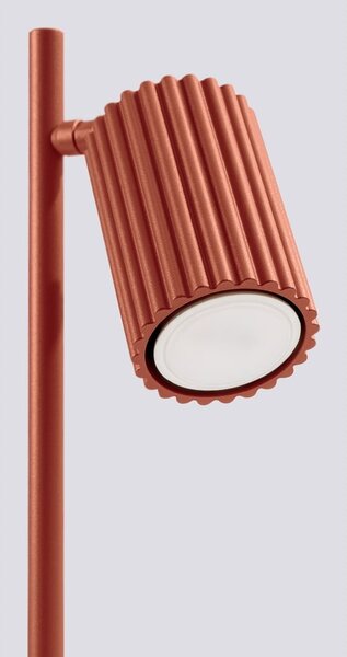 Stolní lampa v cihlové barvě (výška 43 cm) Gleam – Sollux