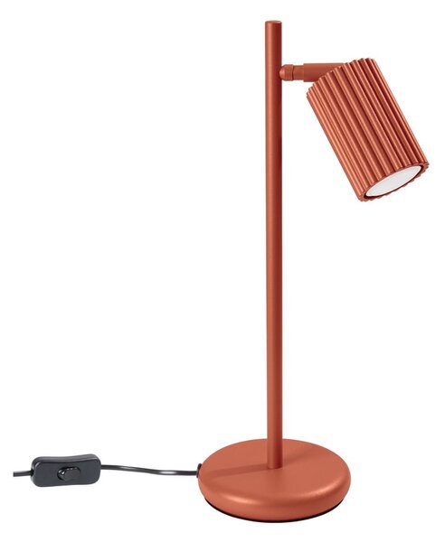 Stolní lampa v cihlové barvě (výška 43 cm) Gleam – Sollux