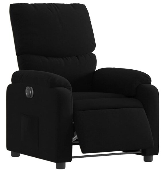 Elektrické polohovací křeslo černé textil 3204802