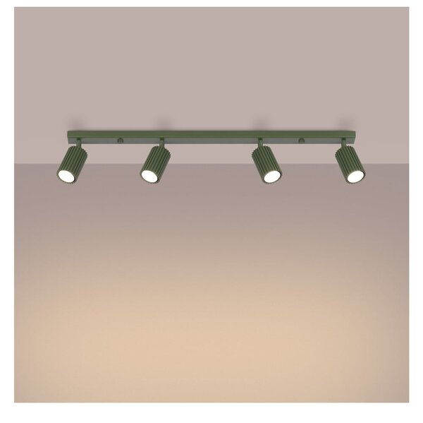 Zelené bodové svítidlo 6,5x81 cm Gleam – Sollux