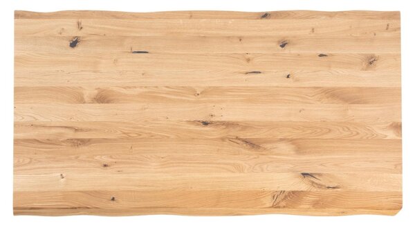 -25 % Dny MOMENTI– Dubový jídelní stůl Somcasa Grace 160 x 90 cm s černou podnoží