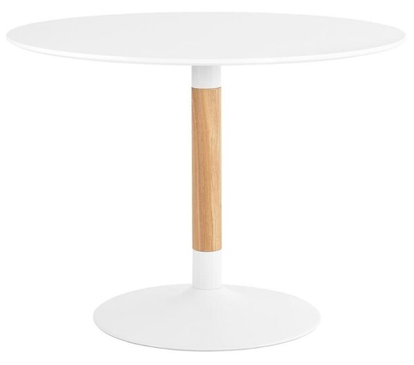 Bílý lakovaný jídelní stůl Somcasa Mira 120 cm