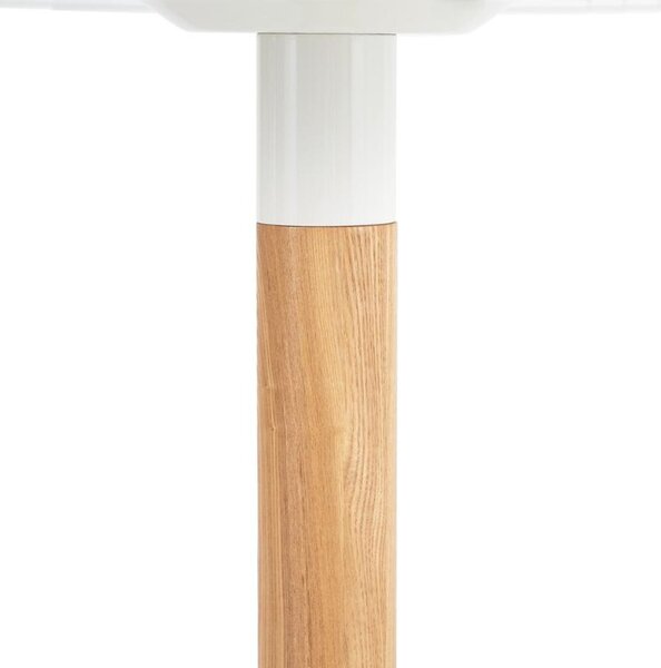 Bílý lakovaný jídelní stůl Somcasa Mira 120 cm
