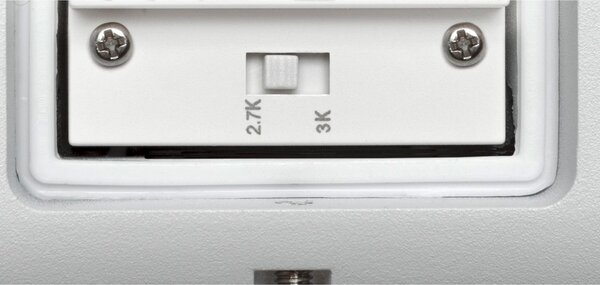 Oválné venkovní nástěnné svítidlo 18 LED IP65 bílé