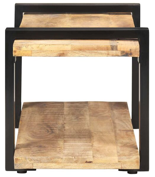 TV stolek 90 x 40 x 40 cm hrubé mangovníkové dřevo 320493