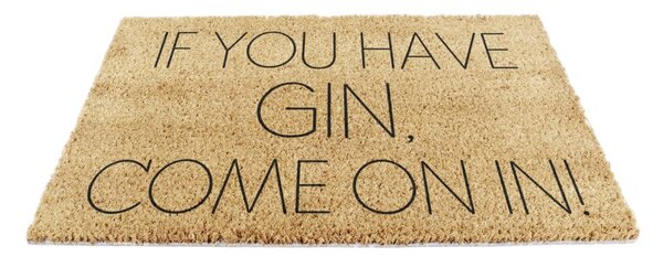 Rohožka z kokosového vlákna 40x60 cm If You Have Gin – Artsy Doormats