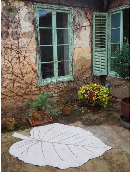 Béžový pratelný ručně tkaný bavlněný dětský koberec 120x180 cm Monstera Natural – Lorena Canals