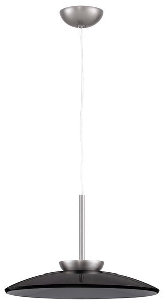 Kouřově šedé skleněné závěsné LED světlo Nova Luce Esti 50 cm