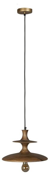 Závěsné svítidlo z mangového dřeva v tmavě přírodní barvě ø 34 cm Cath – Dutchbone