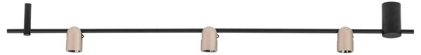 Černo-měděné kovové stropní LED světlo Nova Luce Sirmos 150 cm