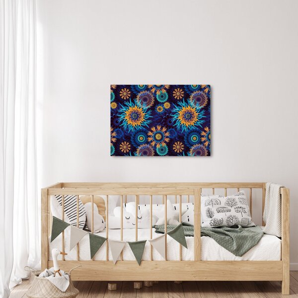 Obraz - 3D květy (70x50 cm)