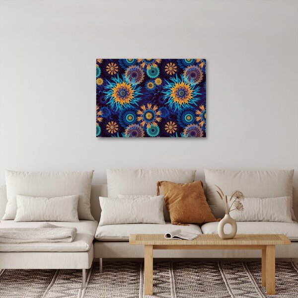 Obraz - 3D květy (70x50 cm)