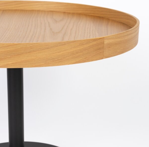-25 % Dny MOMENTI– White Label Dubový odkládací stolek WLL YURI 56 cm