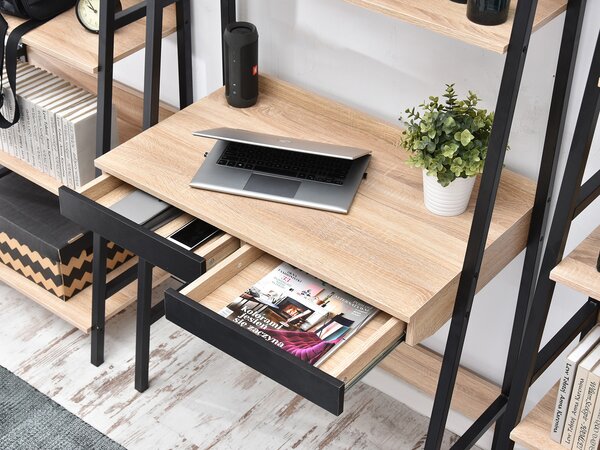 PC stolek Boge B (dub + černá). Akce -15%