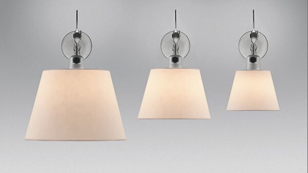 Nástěnná Svítidla Artemide, stmívatelné, Béžová, Obývací pokoj, Hliník
