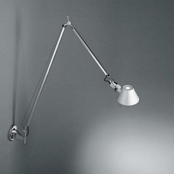 Nástěnná Svítidla Artemide, stmívatelné, Metalická, Pracovna, Hliník, Design