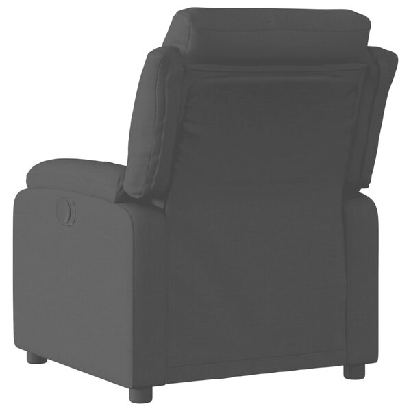 Elektrické polohovací křeslo černé textil 3204958