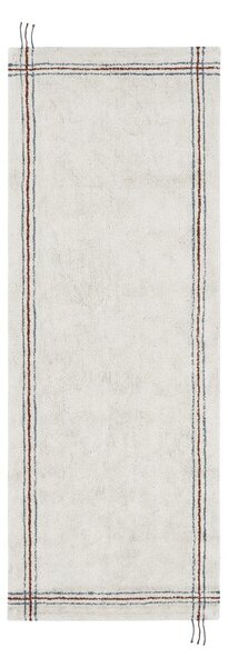 Krémový pratelný ručně tkaný bavlněný běhoun 80x230 cm Cuisine Natural – Lorena Canals