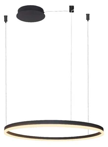 HALO závěsné svítidlo LED 54W 2990lm 2900K 80cm IP20, černé + ovladač