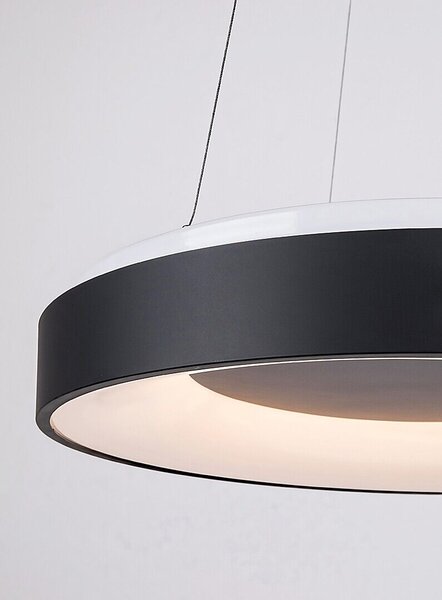 72001 LED Stmívatelný lustr na lanku LED/38W/230V 3000-6500K černá + dálkové ovládání