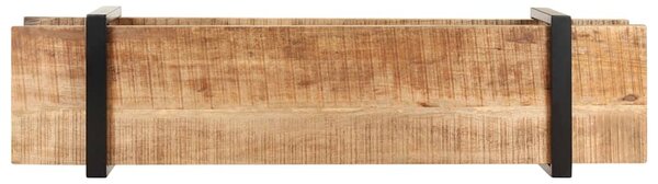 TV stolek 160 x 40 x 40 cm masivní hrubé mangovníkové dřevo 320497
