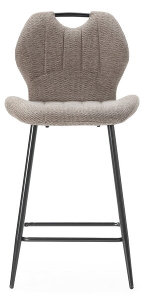 Světle hnědé barové židle v sadě 2 ks (výška sedáku 65 cm) Muli – Marckeric