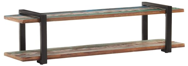 TV stolek 160 x 40 x 40 cm masivní recyklované dřevo 320498
