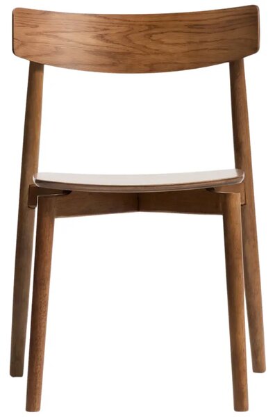 Kave Home Hnědá dřevěná jídelní židle Evera