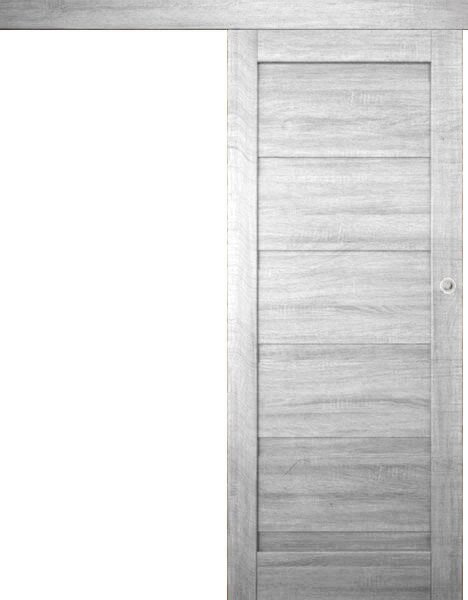 Posuvné interiérové dveře na stěnu vasco doors EVORA plné model 1 Průchozí rozměr: 70 x 197 cm