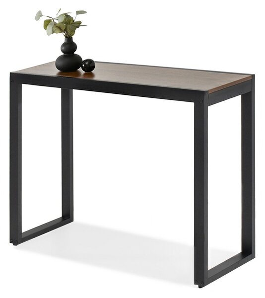 Konzolový stolek Ines (ořech + černá). Akce -15%