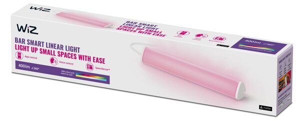Stolní lampa WiZ, Light Bar, stmívatelné, Bílá, Obývací pokoj, Plast, Moderní